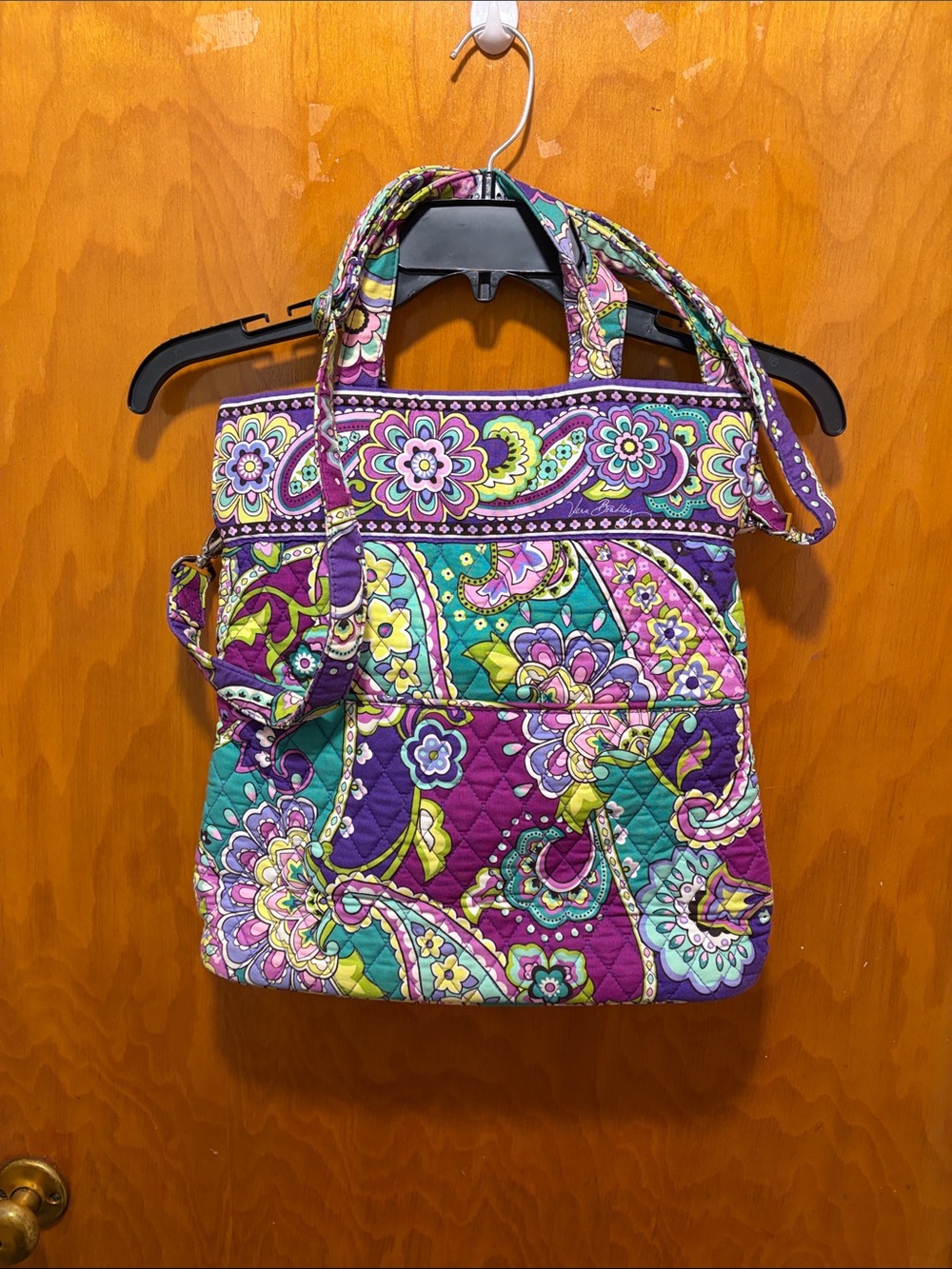 Vera Bradley Two-Way Crossbody Tote in Heather